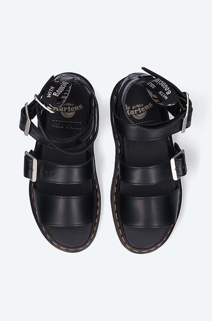 Dr. Martens leather sandals Rick Owens x Martens Gryphon black DW21S6806