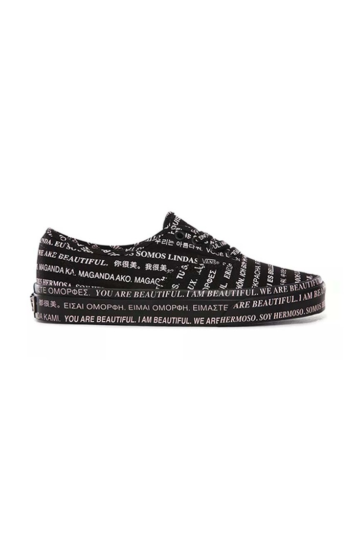 Vans tenisówki We Are Beautiful Authentic płaska czarny VN0A348A2OD