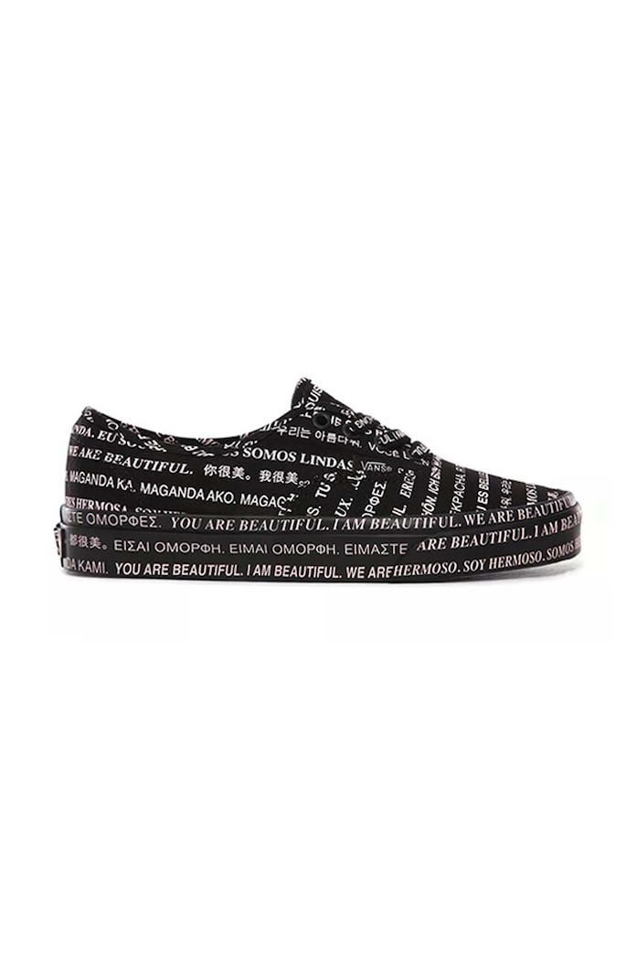 Vans tenisówki We Are Beautiful Authentic płaska czarny VN0A348A2OD