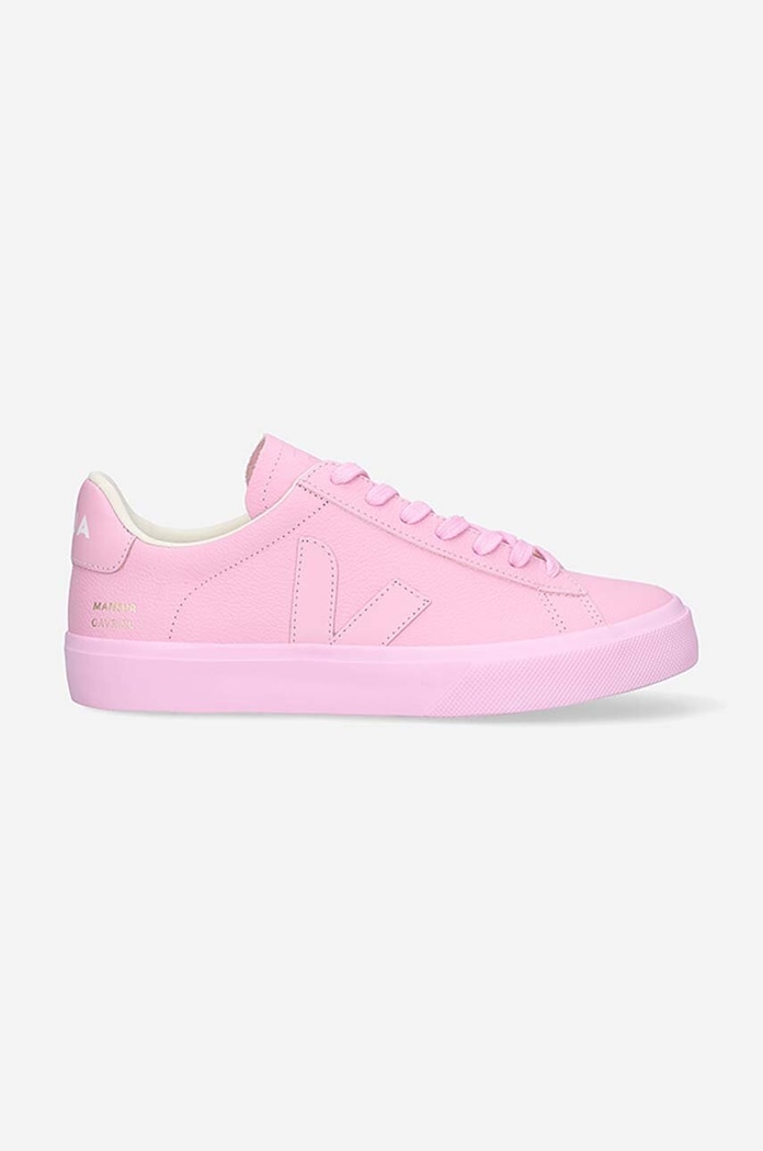 Veja leather sneakers Campo Chromefree Leather x Mansur Gavriel low pink CP052902
