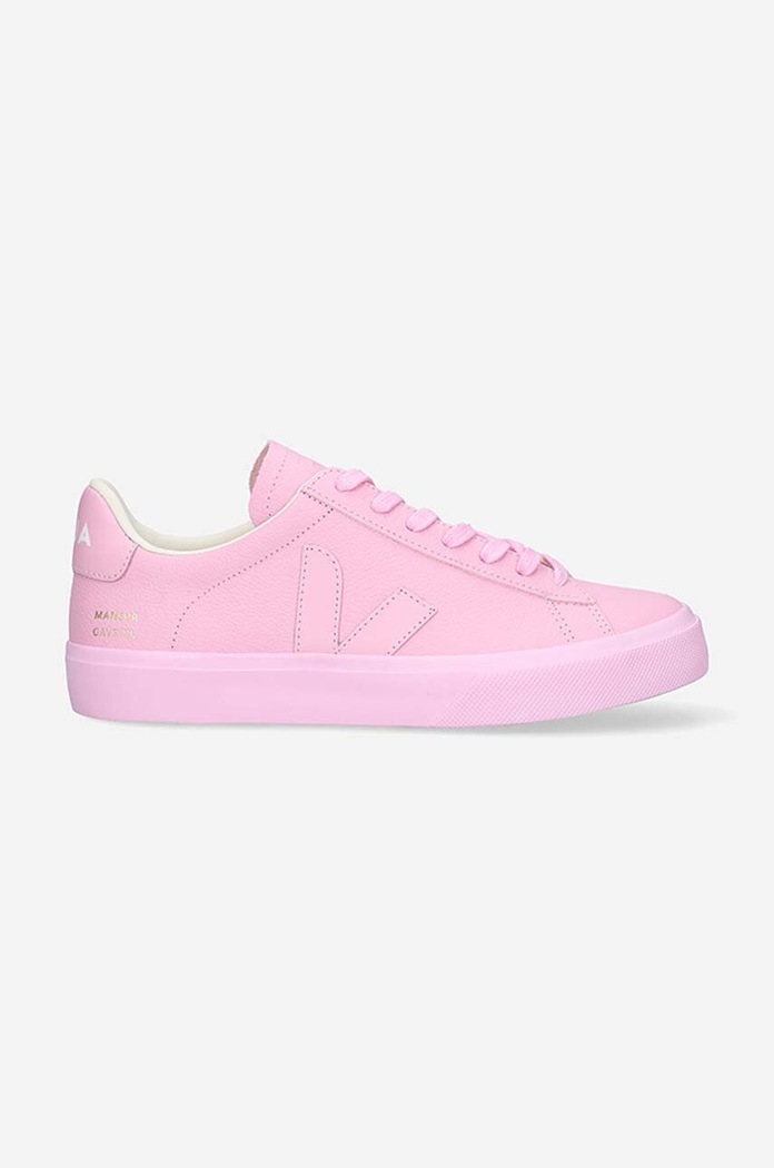 Veja leather sneakers Campo Chromefree Leather x Mansur Gavriel low pink CP052902