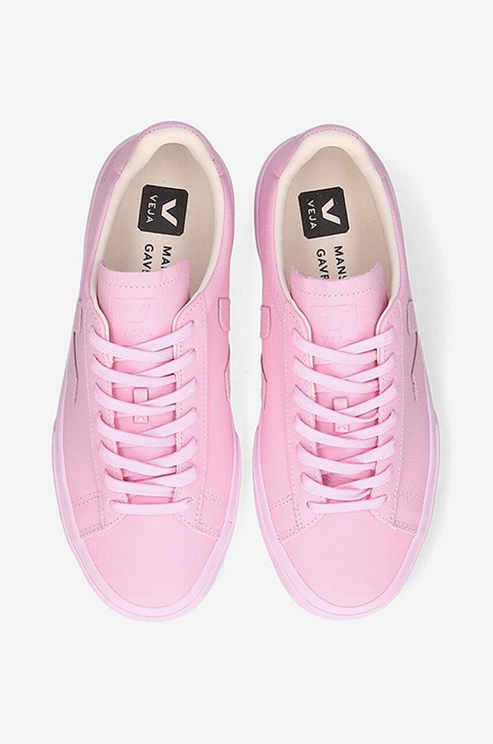 Veja leather sneakers Campo Chromefree Leather x Mansur Gavriel pink CP052902