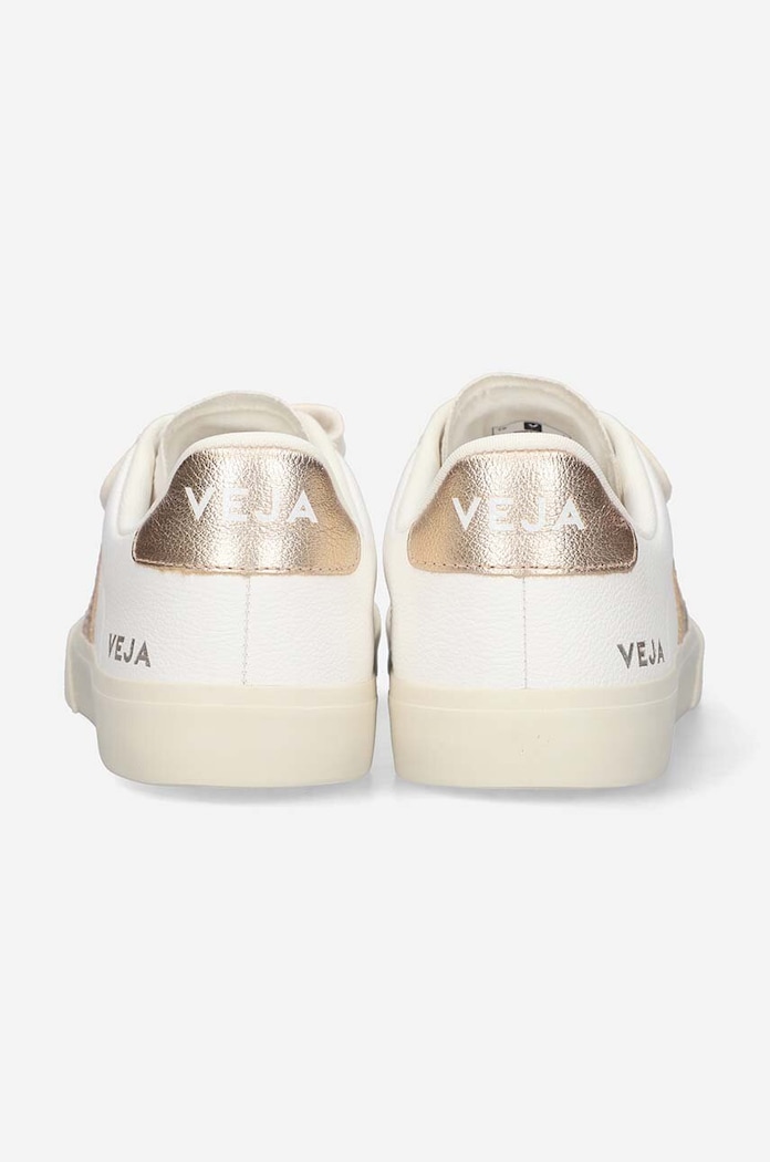 Kožené tenisky Veja Recife Logo Chromefree RC0502762A biela