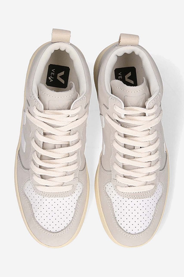 Δερμάτινα sneakers Veja V-15 Nubuck μπεζ VQ132815