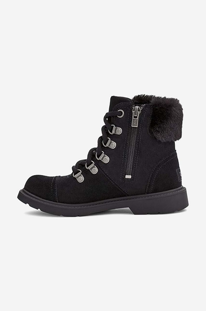 Shoes UGG suede biker boots Azell Hiker Weather 1123622K.BLKS black