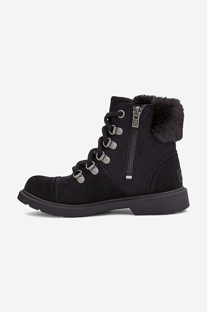 Shoes UGG suede biker boots Azell Hiker Weather 1123622K.BLKS black