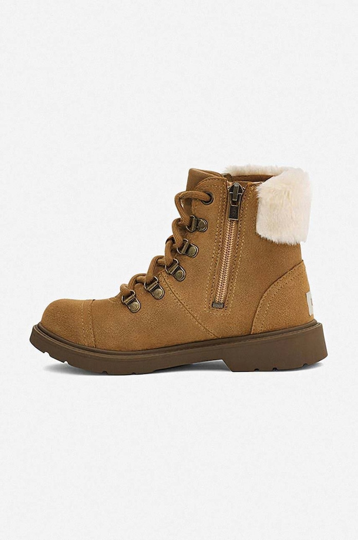 Obuwie UGG workery zamszowe Azell Hiker Weather 1123622K.CTSD brązowy
