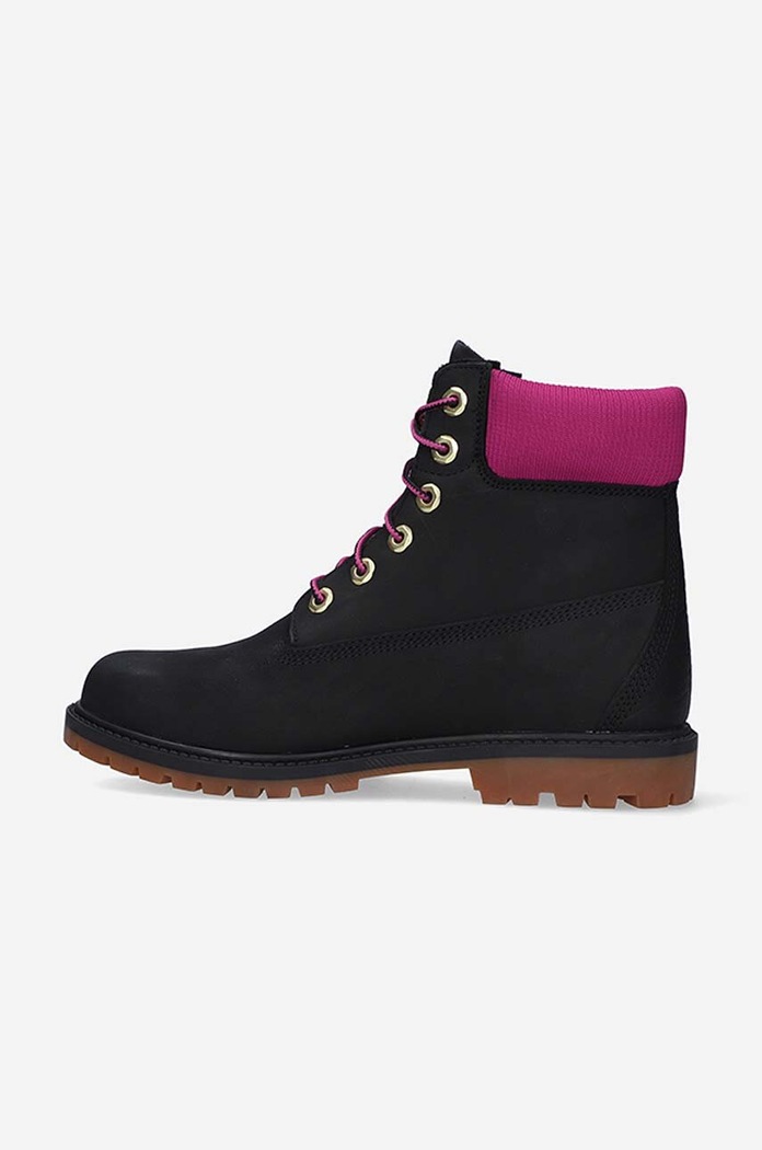 Obuwie Timberland workery zamszowe Heritege 6 in Waterproof A44KX czarny