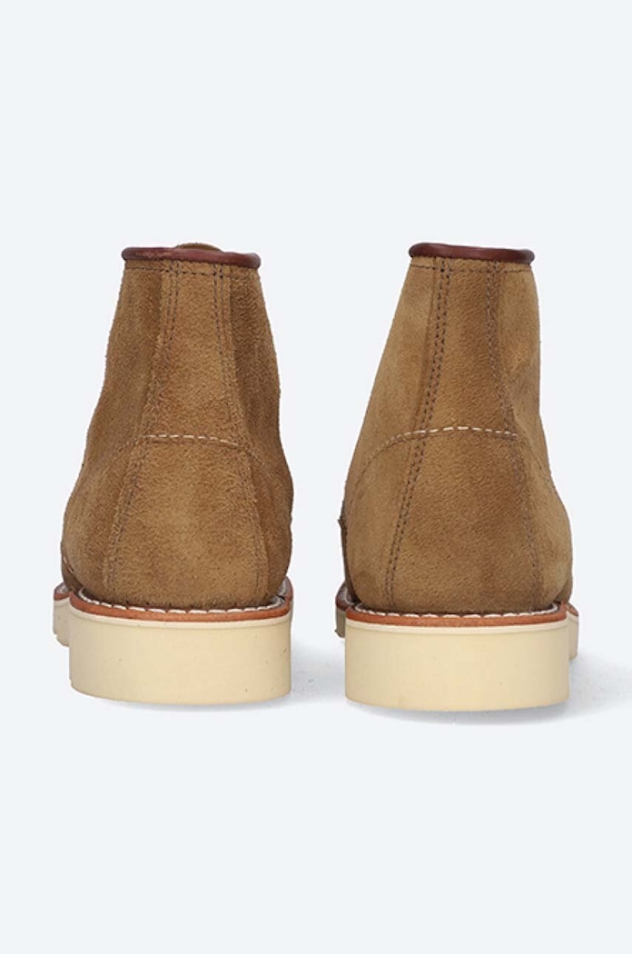 Red Wing suede ankle boots 6-inch Moc Toe 3377.6inch yellow