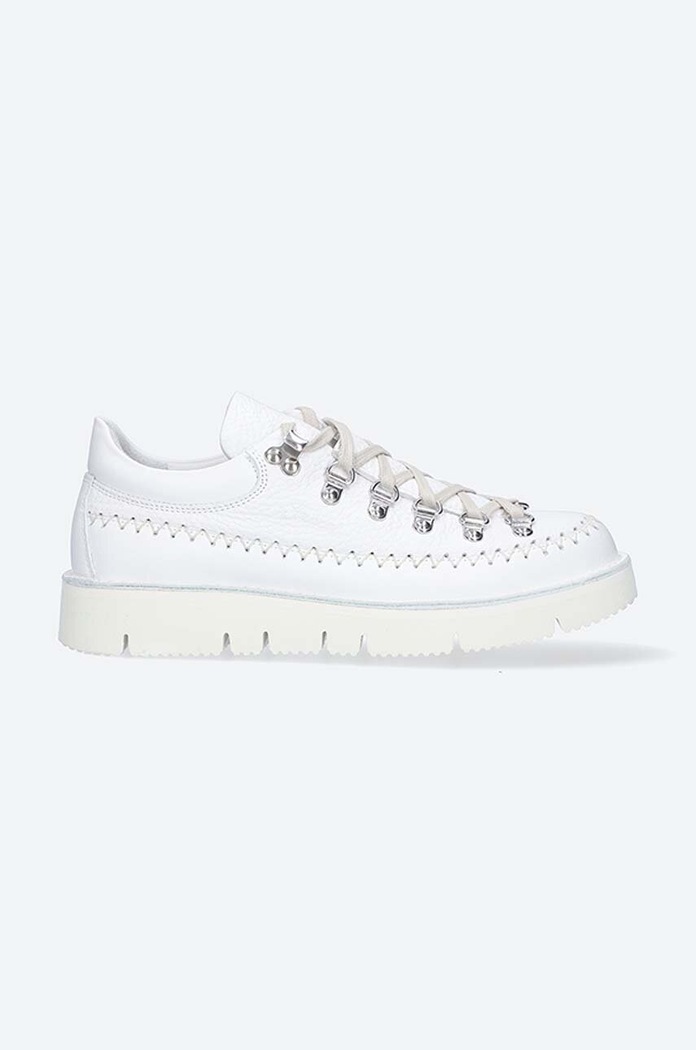 Fracap pantofi de piele MAGNIFICO M122 plat alb MAGNIFICO.M122
