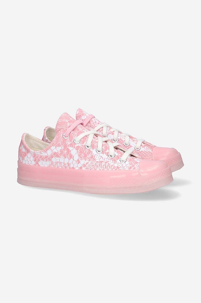 Converse suede plimsolls x Golf Wang Chuck 173189C pink