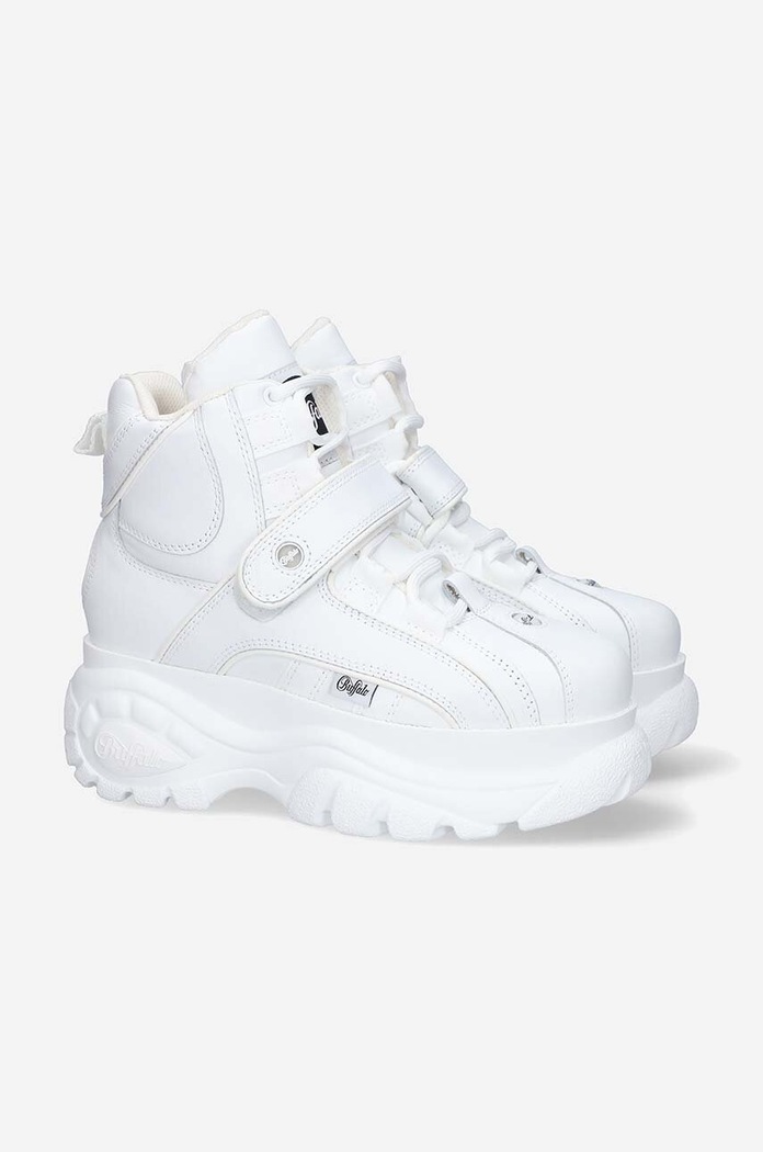 Buffalo sneakersy skórzane 1348-14 2.0 1534107.WHT biały
