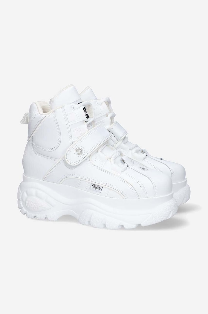 Buffalo sneakersy skórzane 1348-14 2.0 1534107.WHT biały