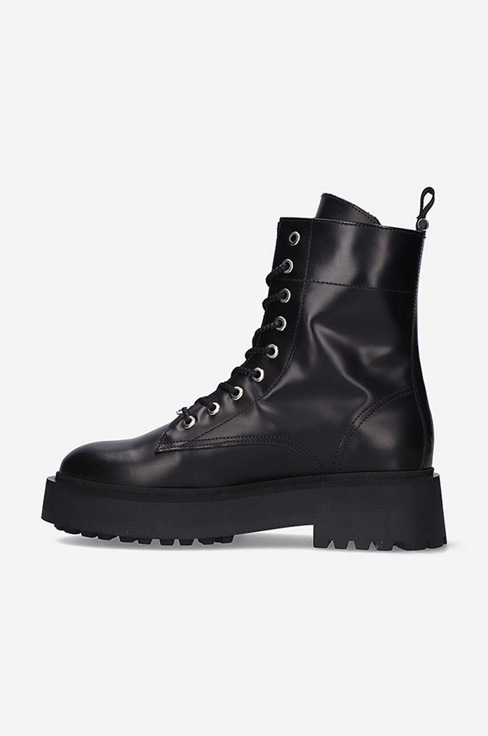 Încălțăminte Filling Pieces bocanci de piele Jenn 55628221847 negru