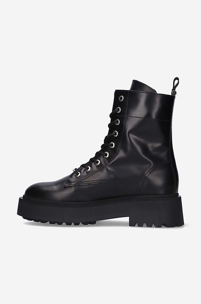 Încălțăminte Filling Pieces bocanci de piele Jenn 55628221847 negru