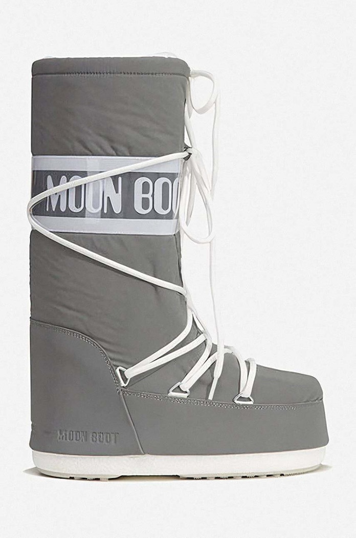 Moon Boot śniegowce Classic Reflex syntetyczny srebrny 14027200