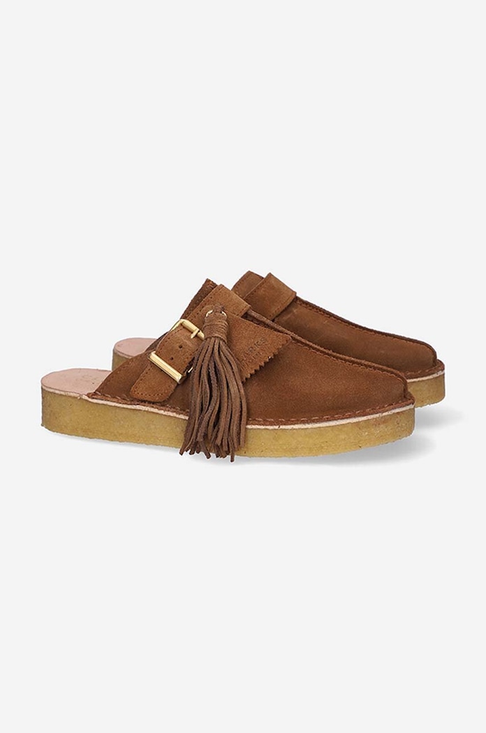 suede sliders 26164440 brown
