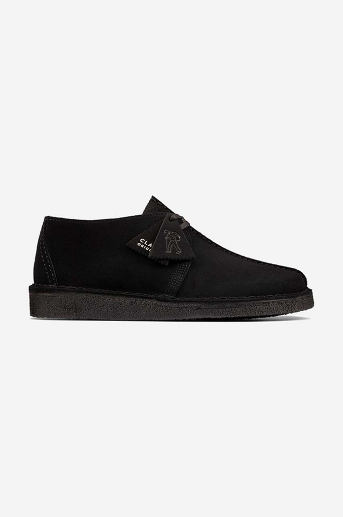 scarpe in camoscio flat nero 26165566