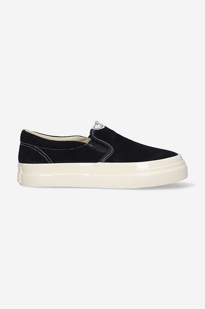 Tenisice od brušene kože Stepney Workers Club Lister Suede slip on crna YB03015