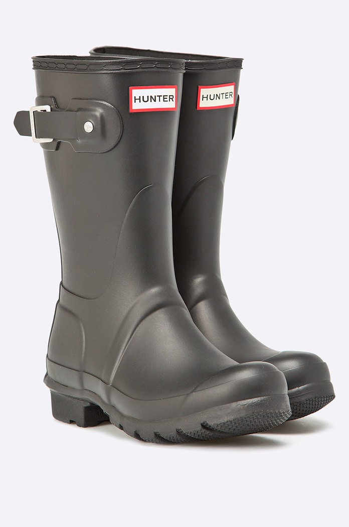 Hunter - Kalosze Original Short WFS1000RMA.BLK czarny AA00