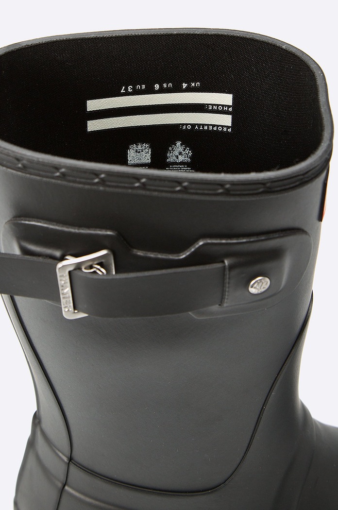 Hunter - Kalosze Original Short WFS1000RMA.BLK czarny