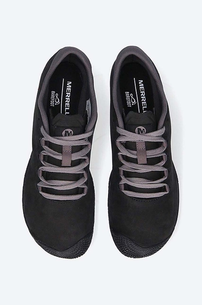 Половинки обувки от велур Merrell Vapor Glove 3 Luna Luna J003422 черен J003422