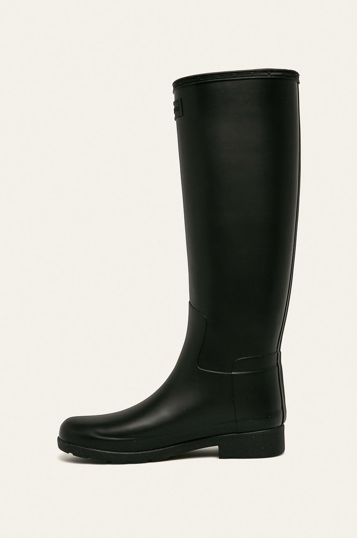 Obuwie Hunter - Kalosze Original Refined WFT1071RMA.BLK czarny