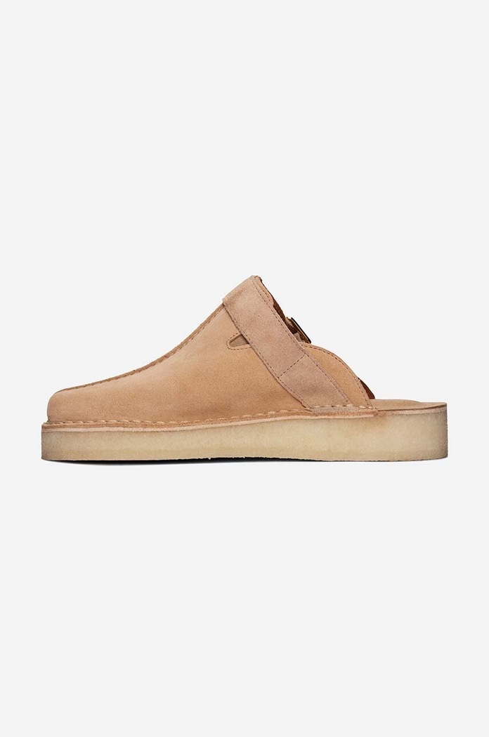 Clarks suede sliders Trek Mule 26169975 brown AA00