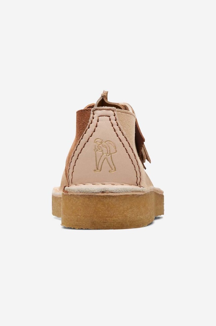 Obuwie Clarks Originals półbuty zamszowe Desert Trek 26170137 brązowy