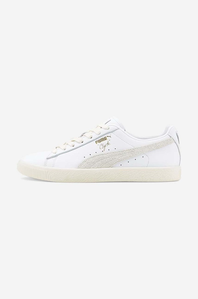 Kožené tenisky Puma Clyde Base 390091.01 biela AW23