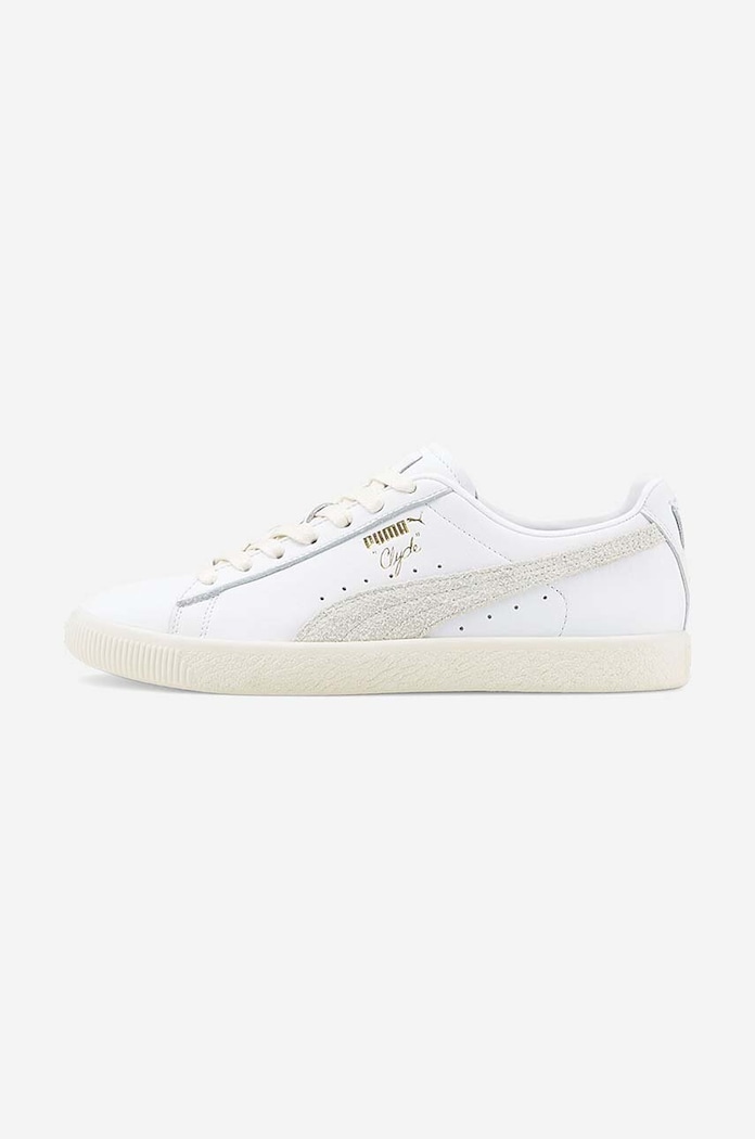 Kožené tenisky Puma Clyde Base 390091.01 biela AW23