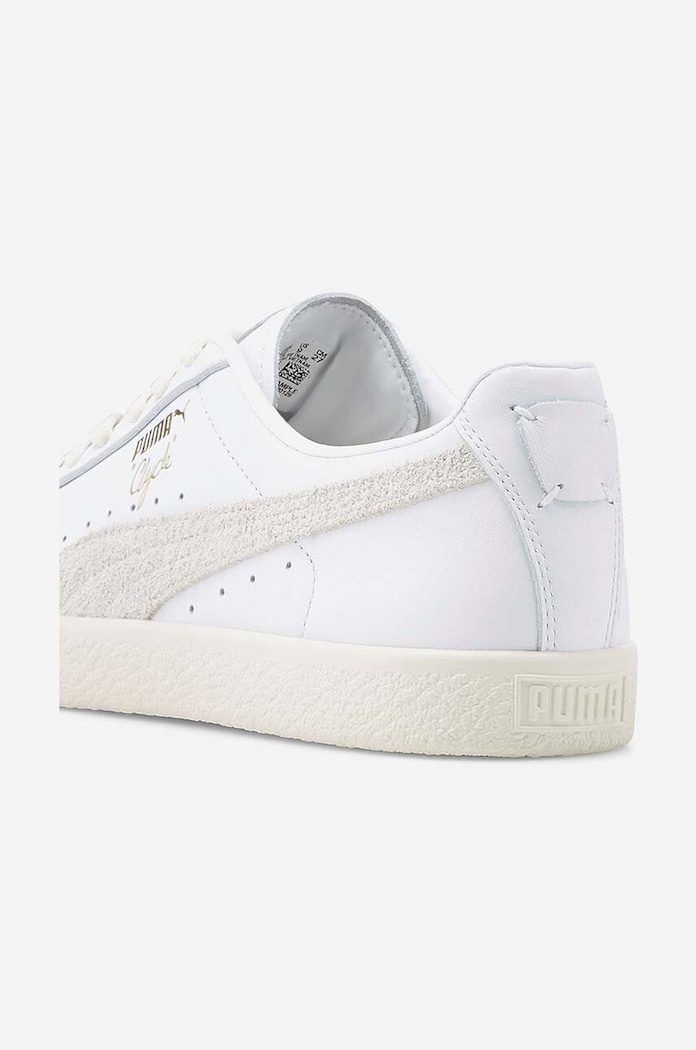 Obuv Kožené tenisky Puma Clyde Base 390091.01 biela