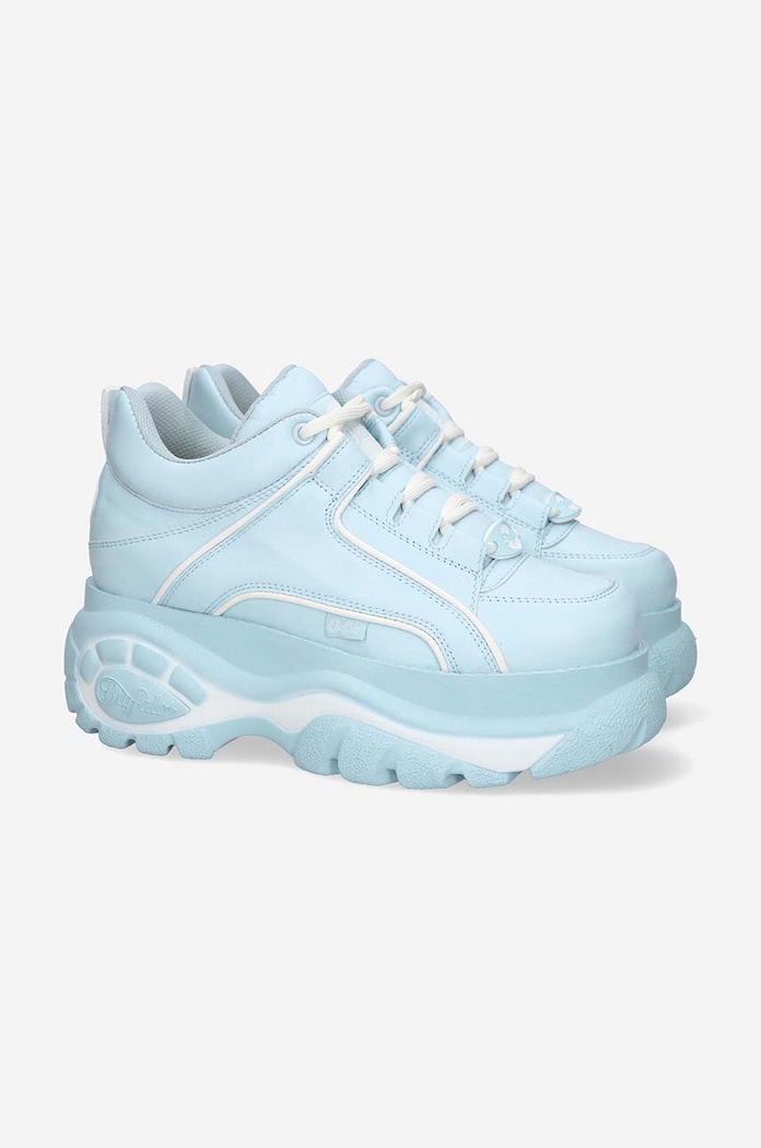 Obuwie Buffalo sneakersy skórzane 1339-14 2.0 1533328 niebieski