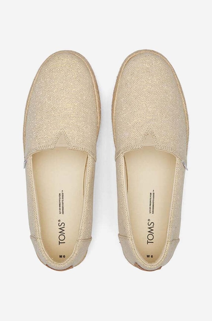 Toms espadryle DARK NATURAL beżowy 10019801