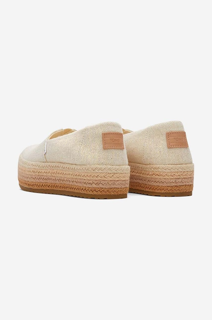 Toms espadryle DARK NATURAL 10019801 beżowy
