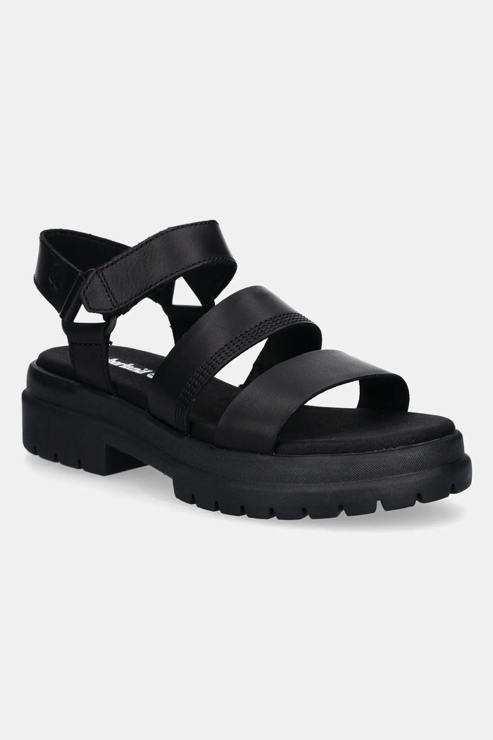 Timberland sandały skórzane London Vibe 3 pozostałe czarny A29MV