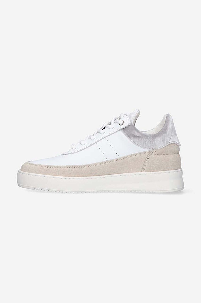 Boty Semišové boty Filling Pieces Low Eva 51325071975 bílá