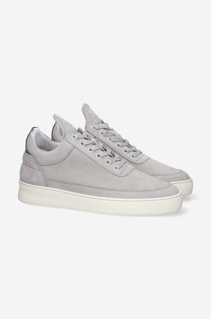 Σουέτ sneakers Filling Pieces Low Top Suede γκρί 10122791878