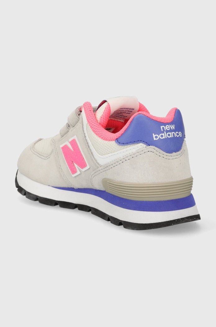 Chlapec New Balance Detské tenisky New Balance PV574DK2 sivá