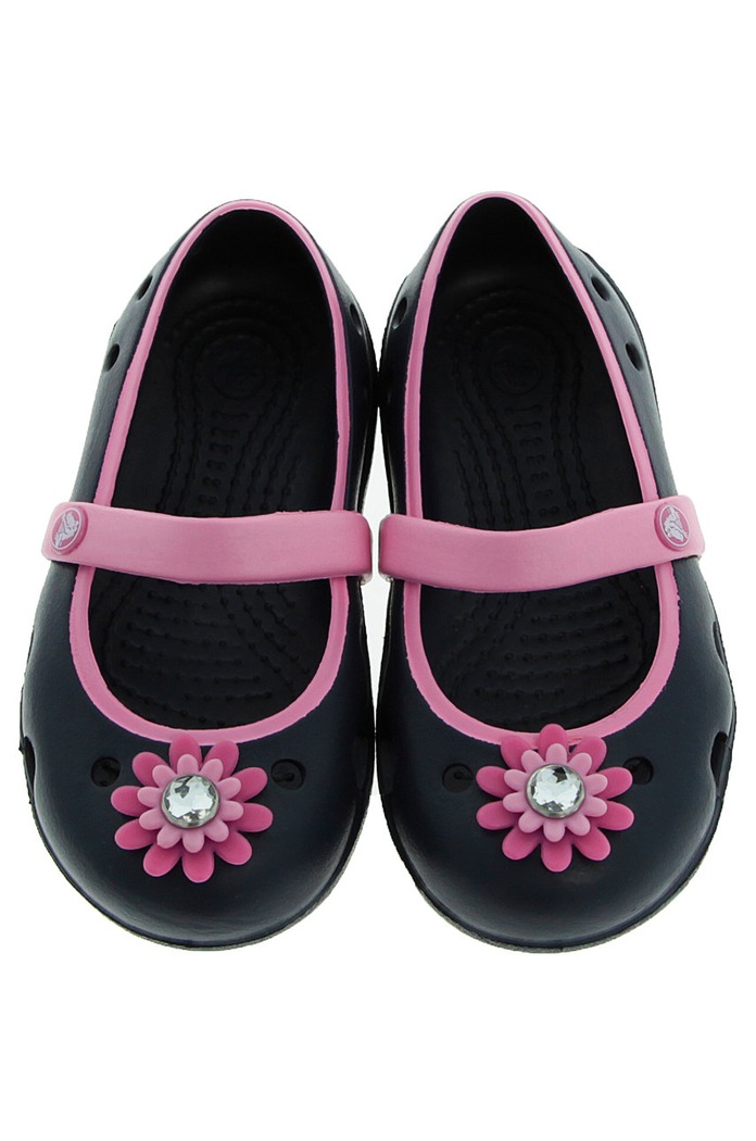 Crocs - Dětské baleríny Keeley Petal Charm 15399 námořnická modř AA00