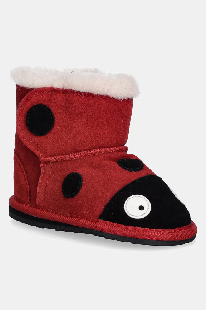 Emu Australia - Παπούτσια dziecięce Ladybird κόκκινο B10317.RED