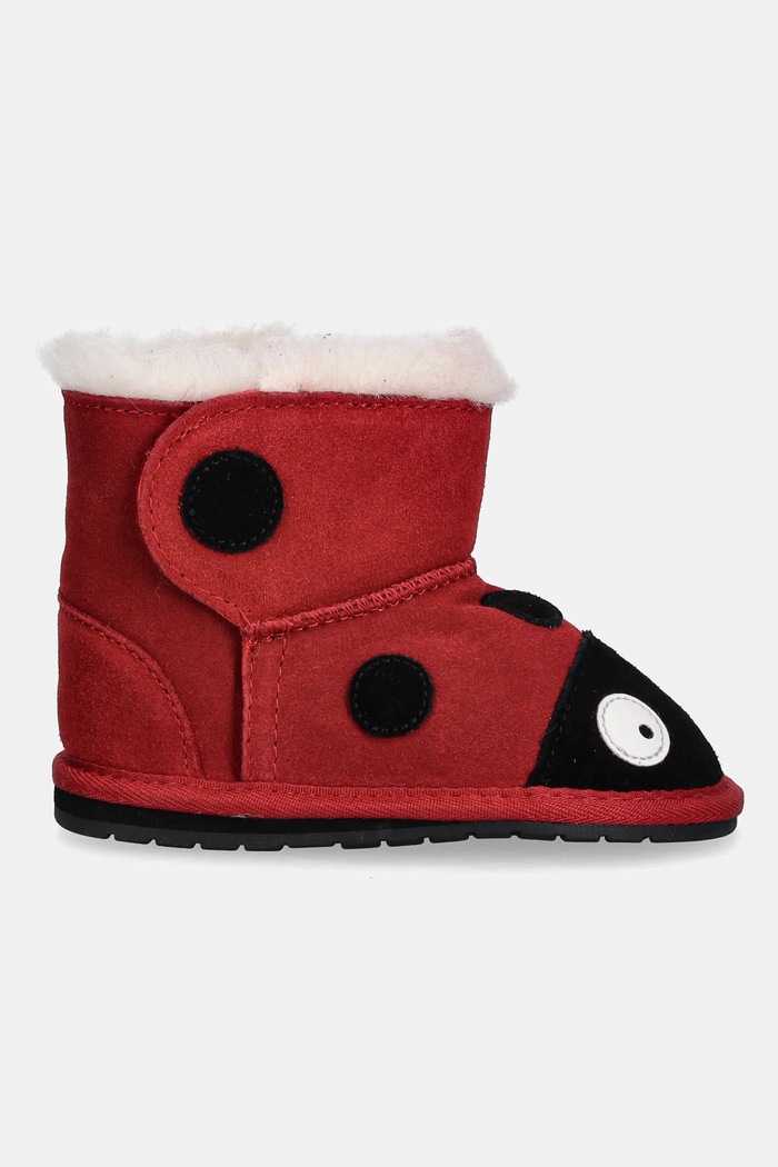 Emu Australia - Παπούτσια dziecięce Ladybird B10317.RED κόκκινο AA00