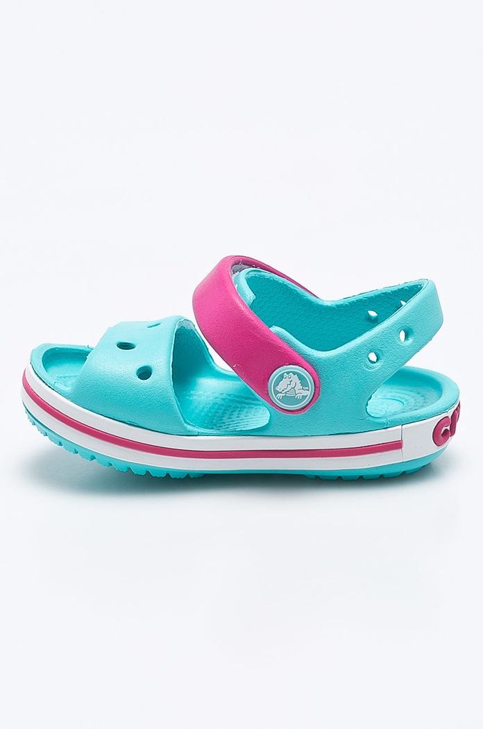 Dievča Crocs - Detské sandále 12856.PoolCandyPink modrá