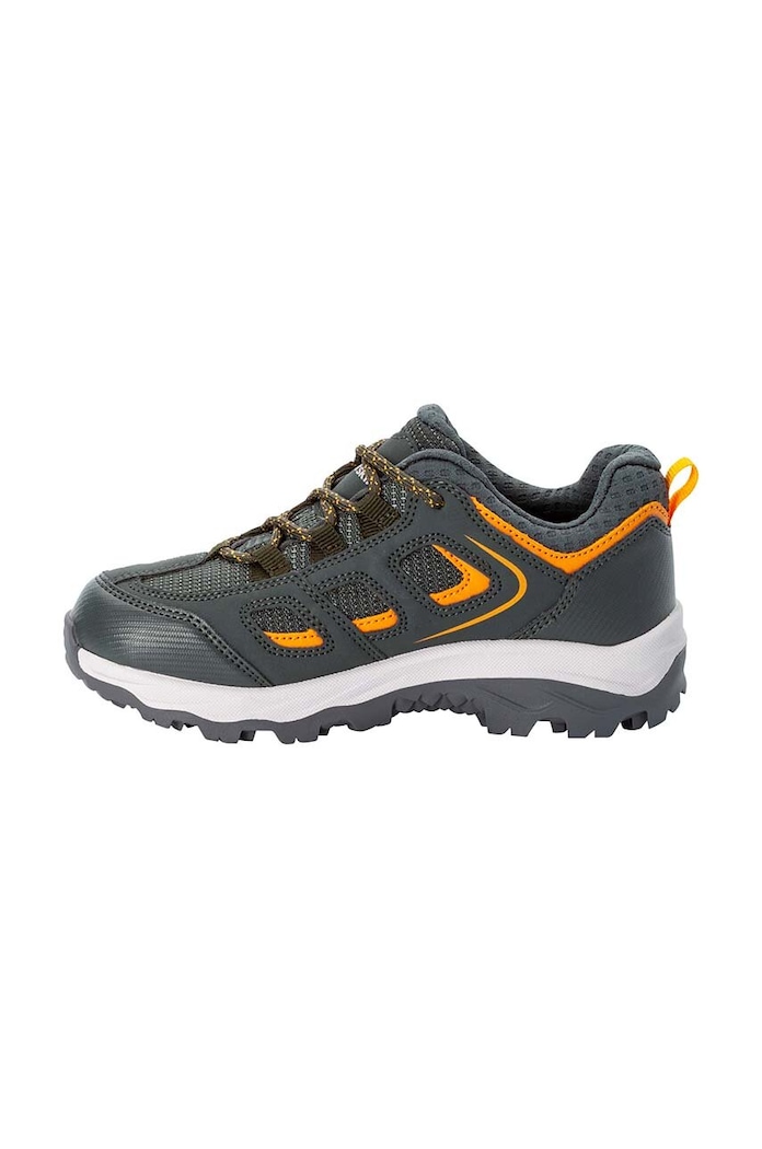 Chłopiec Jack Wolfskin buty dziecięce VOJO TEXAPORE LOW K 4042191.28.33.Carr zielony