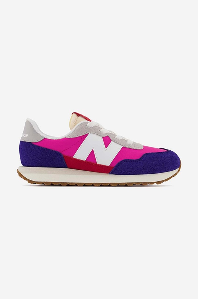 Παιδικά sneakers New Balance PH237EG απομίμηση λείου δέρματος ροζ PH237EG