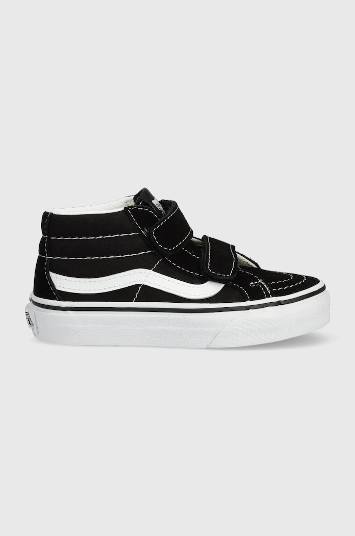 Detské tenisky Vans UY SK8-Mid Reissue V VN00018TBD61 semišová koža čierna VN00018T