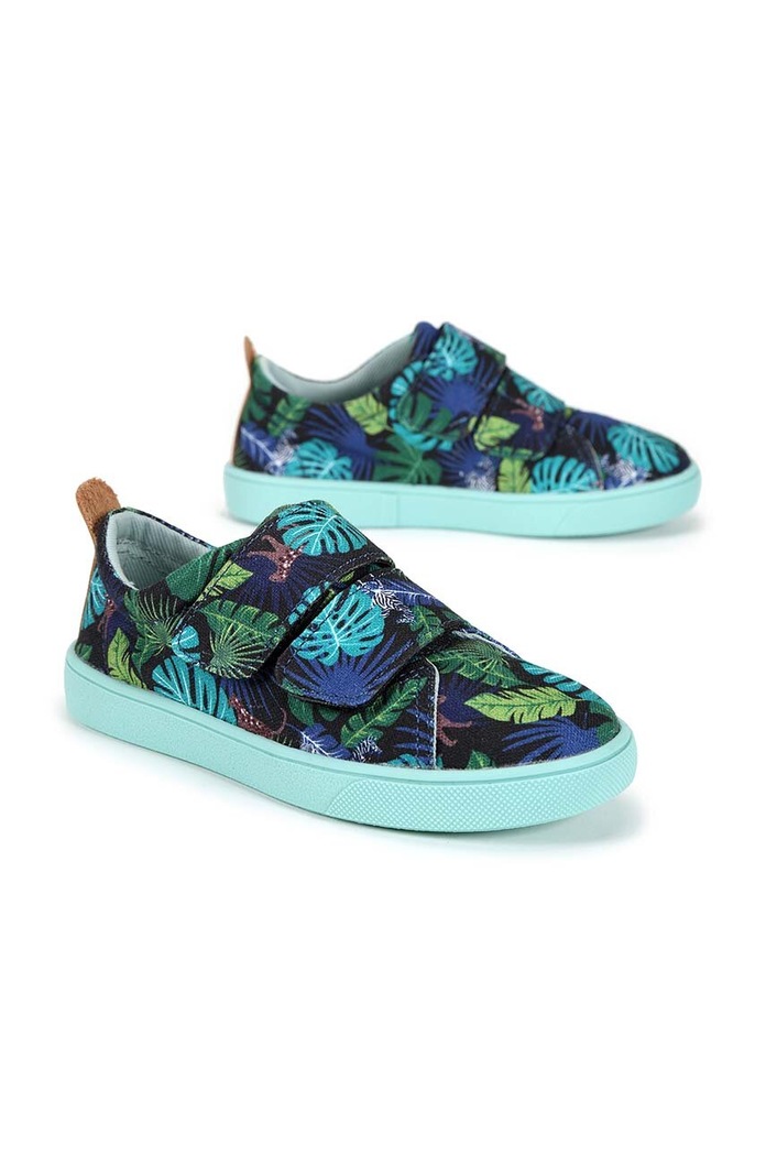 La Millou Tenisówki dziecięce MAGIC JUNGLE turkusowy Trampki.MAGIC.JUNGLE