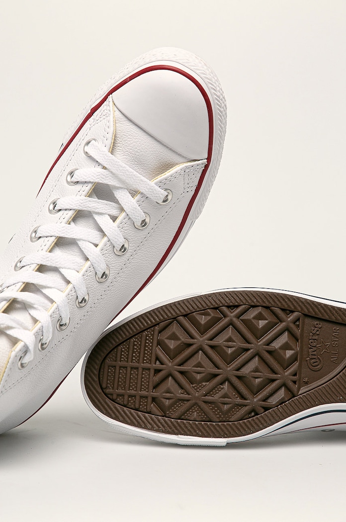 Converse trampki skórzane Chuck Taylor All Star Leather biały C132169