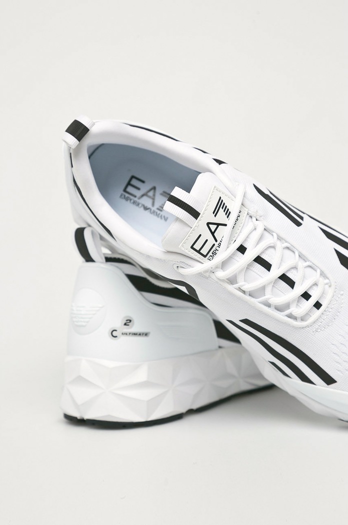 EA7 Emporio Armani - Topánky biela X8X033.XCC52