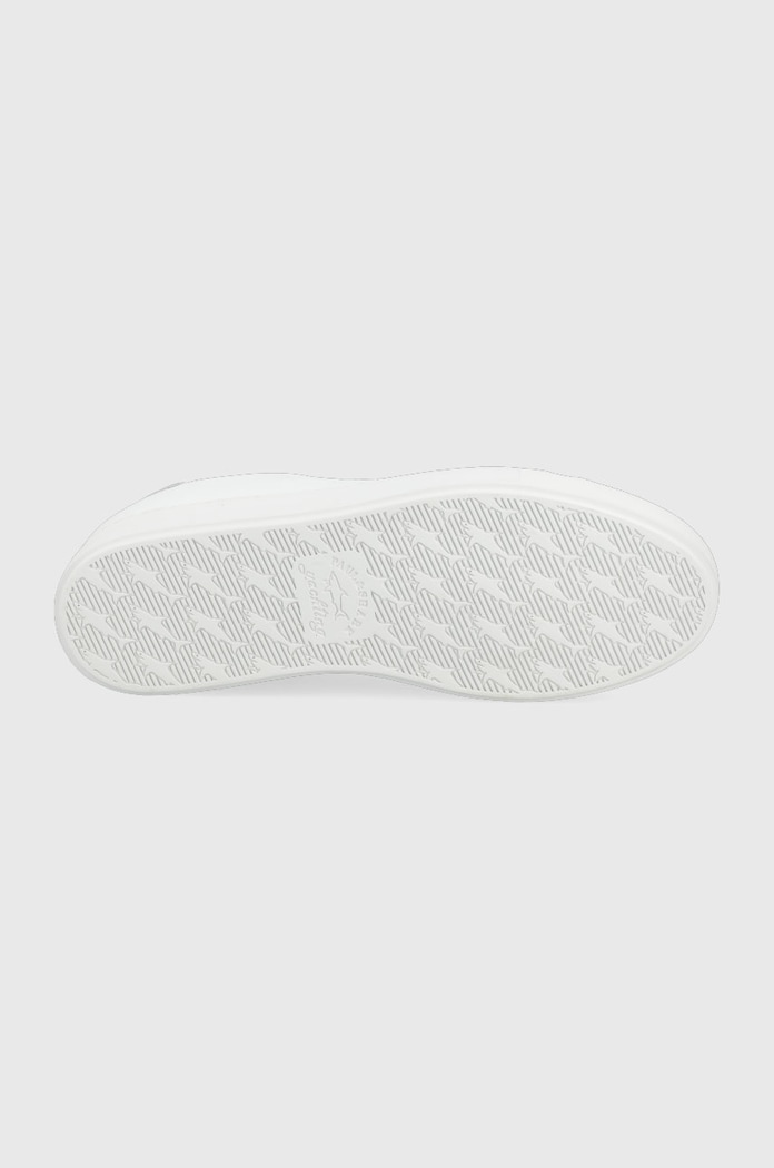 Кожени обувки Paul&Shark C0P8000.10.WHITE бял